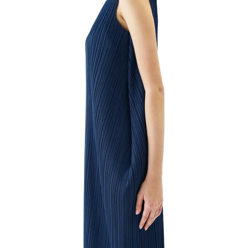 PLEATS PLEASE ISSEY MIYAKE Sleeveless Dress Women's Marine Blue-5