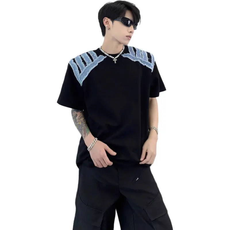 DUATOGE T Shirts Men Black -4