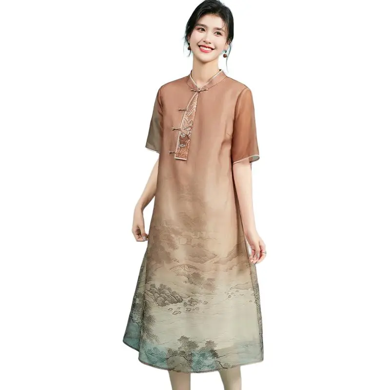 JINJU Short Sleeved Dress Women's-5
