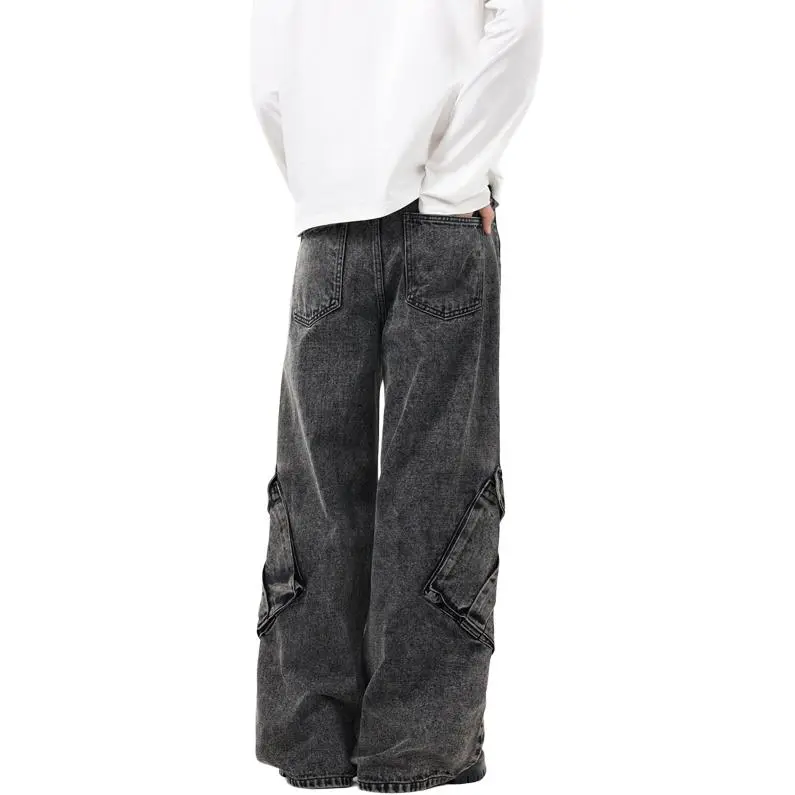 FCB ARCELONA Casual Pants Unisex Jacquard Black Gray-4