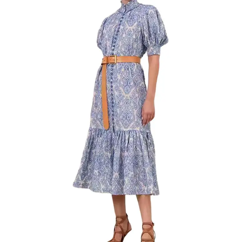 Zimmermann Wylie Lantern Midi Dress-6
