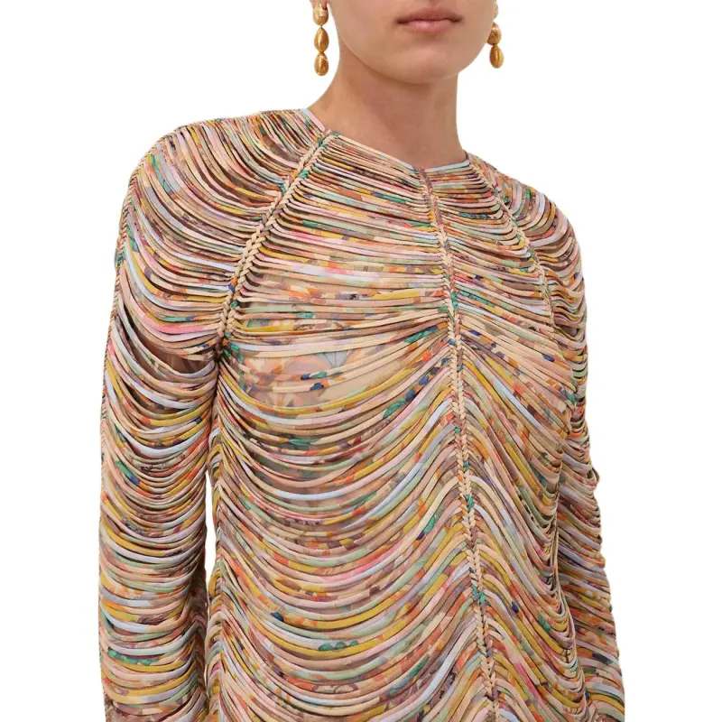 Zimmermann Pavilion Rouleaux Mini Dress-6