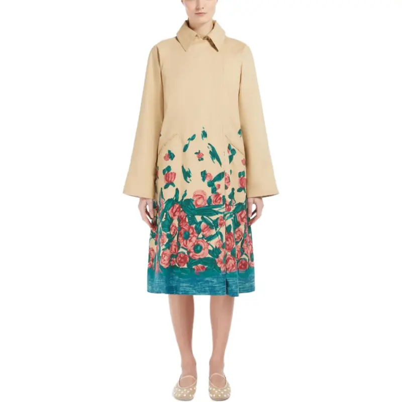 WEEKEND MaxMara Pesco Gabardine Trench Coat-1