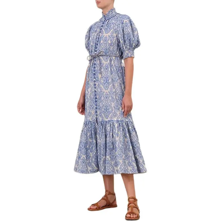 Zimmermann Wylie Lantern Midi Dress-5