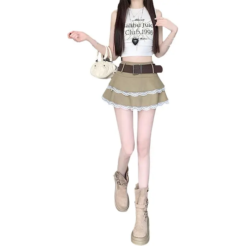 Mu Xiao Xin Casual Short Skirts Women's-14