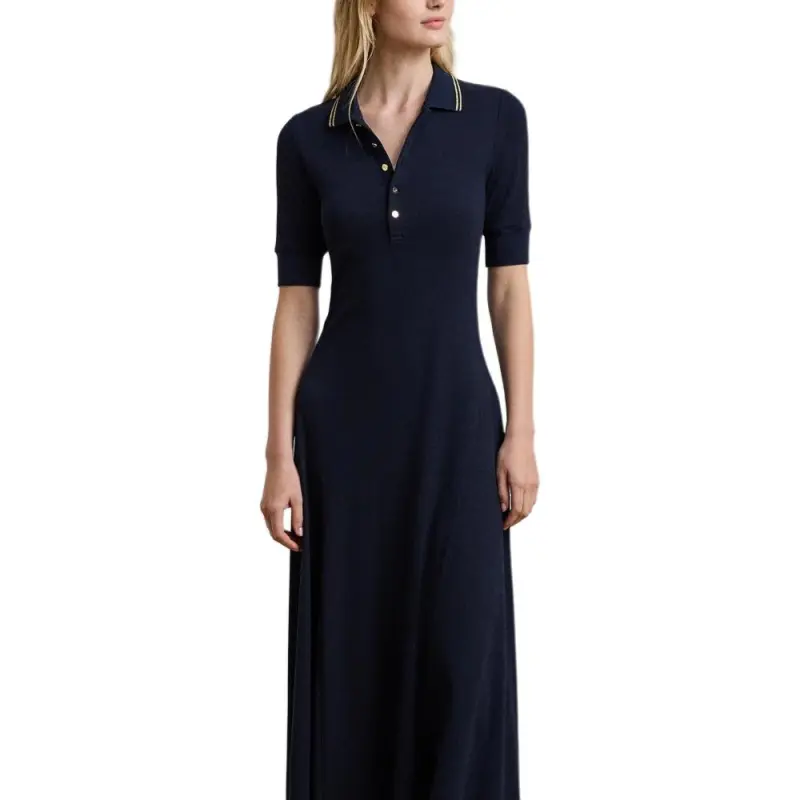Polo Ralph Lauren Short Sleeved Polo Shirt Dress-2