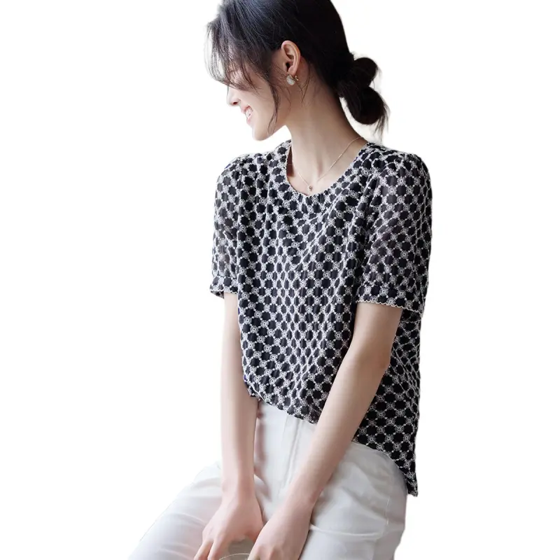 XWI SS24 Shirt Women's Navy Blue-3