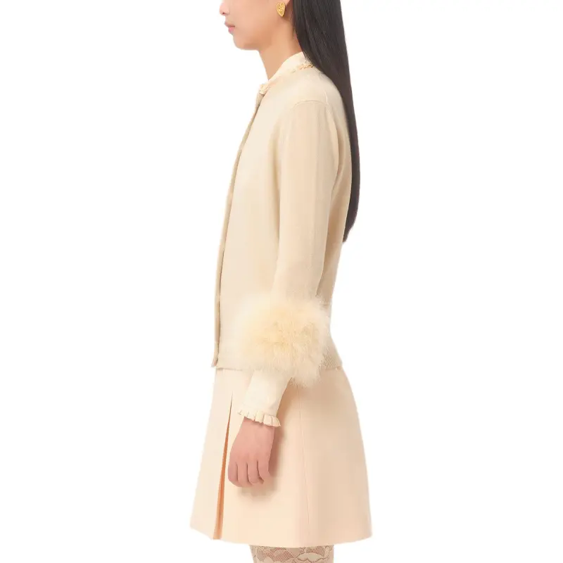 Valentino SS25 Sweater Women's Light Beige-3