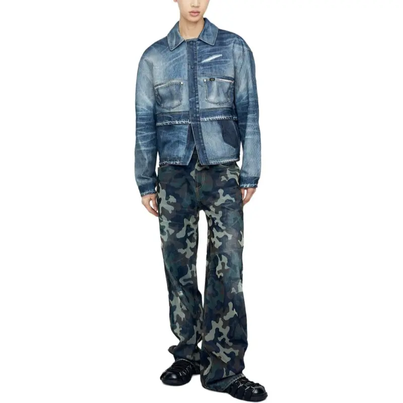 ANDERSSON BELL SS25 Denim Jacket Men's Blue-5
