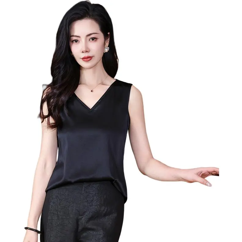 Yi Mengyuan Silk Tank Top Women's-2