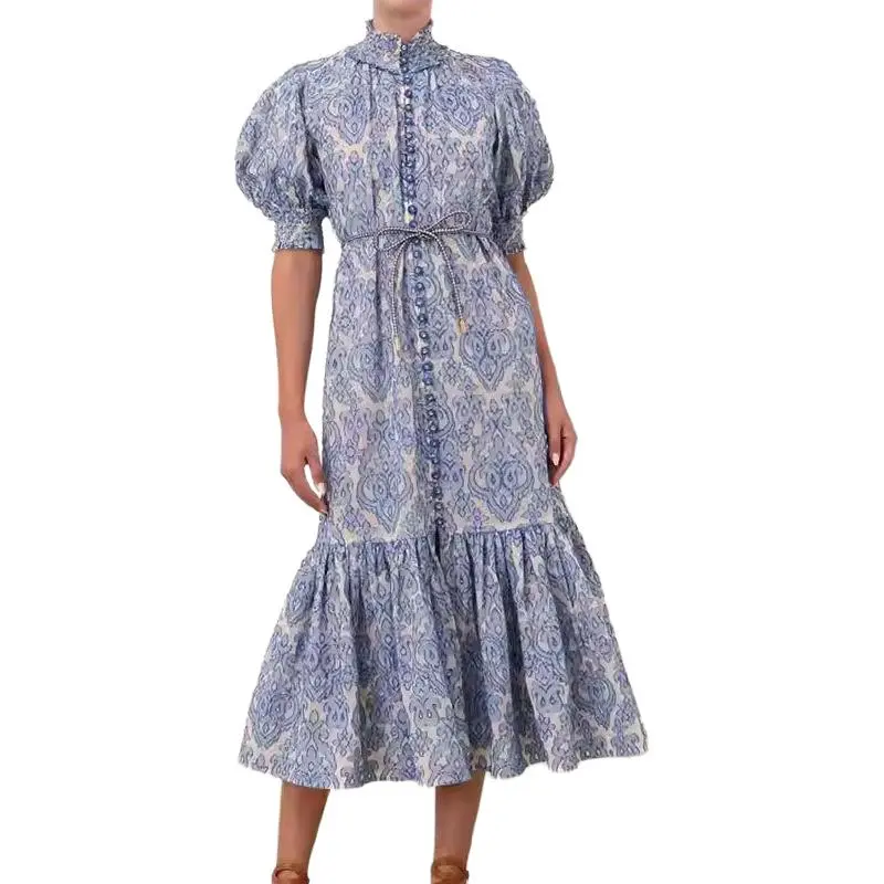 Zimmermann Wylie Lantern Midi Dress-4