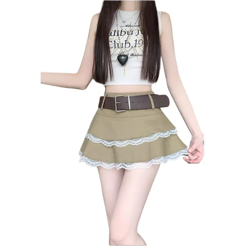 Mu Xiao Xin Casual Short Skirts Women's-11
