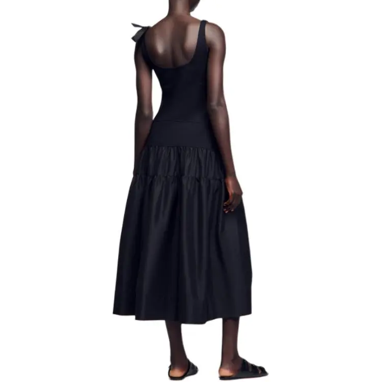 Sandro Panelled Midi Dress-3