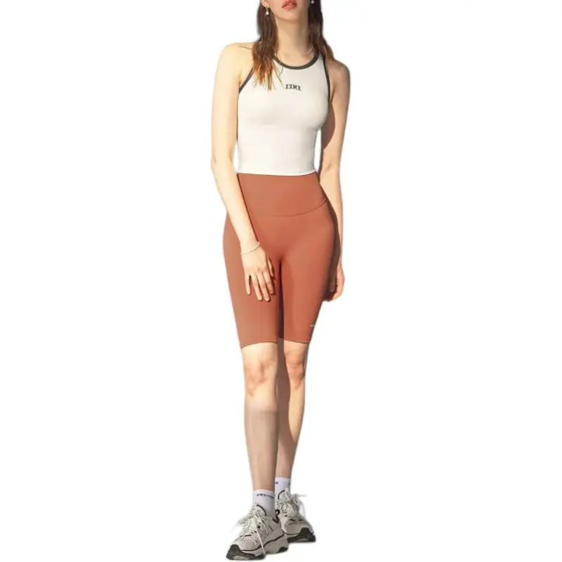 XEXYMIX Label 360N Casual Shorts Women's Ginger Red-3