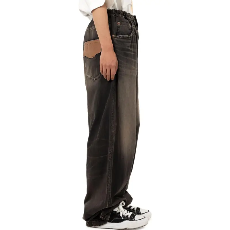 Maison Mihara Yasuhiro Washed Wide leg Jeans-4