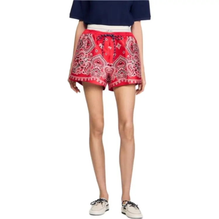 Sandro Bandana print Shorts-1