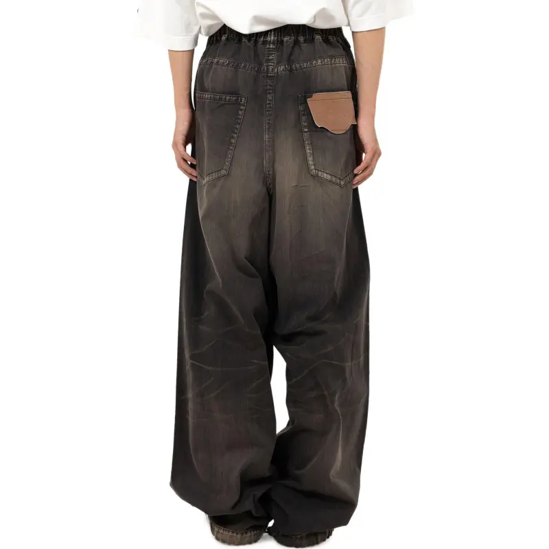 Maison Mihara Yasuhiro Washed Wide leg Jeans-3