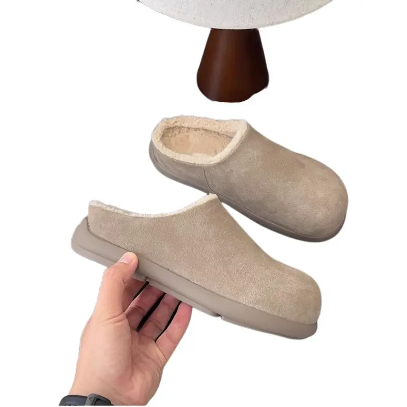 Qiao Anju Home Slippers Chestnut Antelope Brown-8