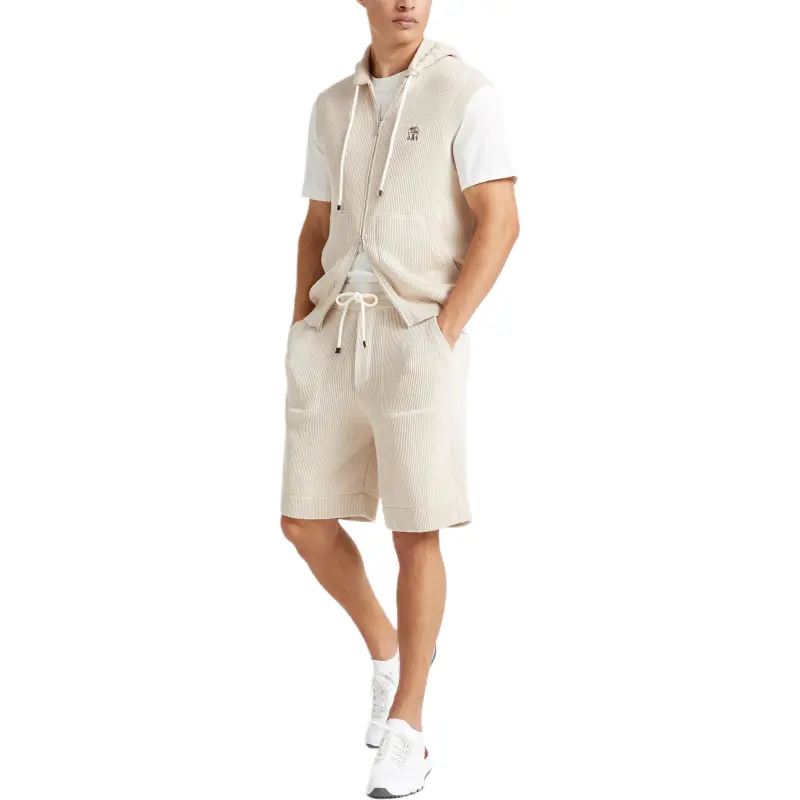 Brunello Cucinelli Tank Top Men's Beige-1
