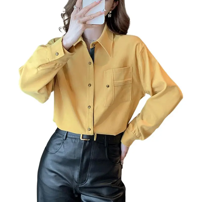 La Chapelle Shirts Women's Yellow-2