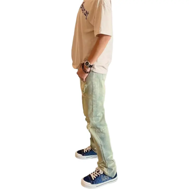 KVIV Jeans Men Yellow Mud -2