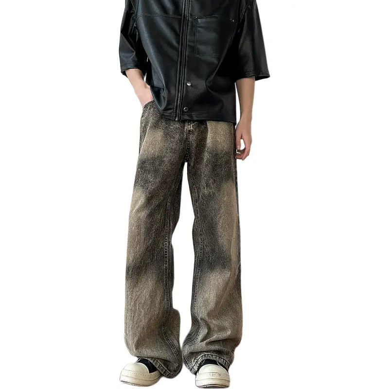 KAIPAINEN Jeans Unisex Yellow Mud-4