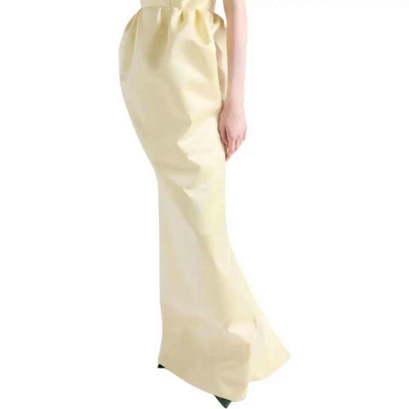 PRADA Double Satin Maxi Dress-3