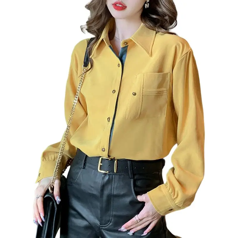 La Chapelle Shirts Women's Yellow-1
