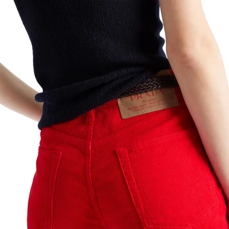 PRADA Corduroy Trousers-3
