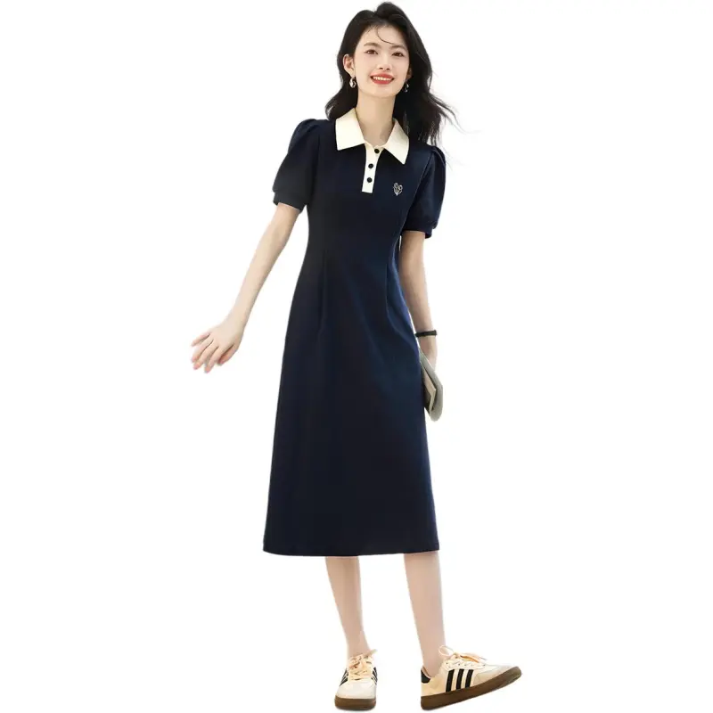 XINFEIYU Short Sleeved Dress Women's-1