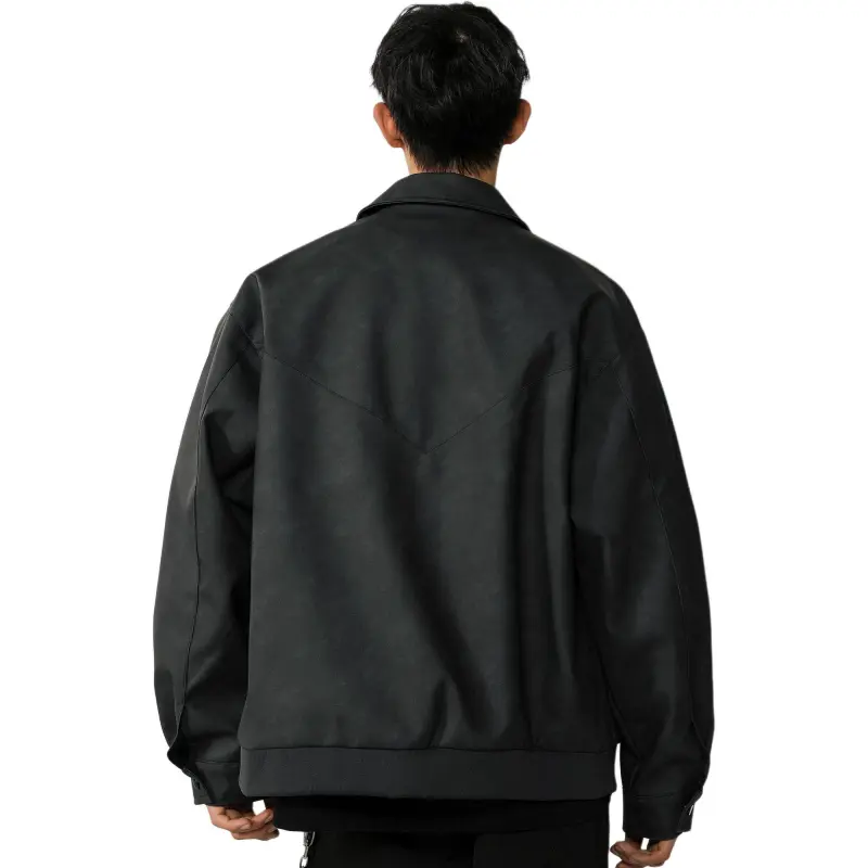 ACUOD BY CHANU Leather Jacket Unisex-0