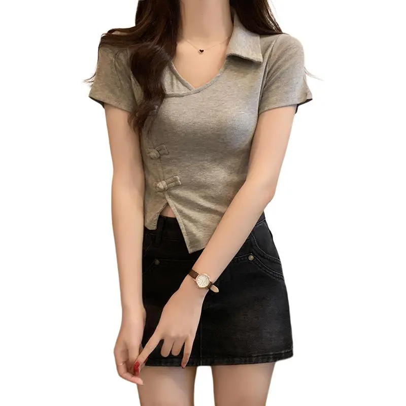 Mu Xiao Xin Set in Sleeve T Shirt Women's-9