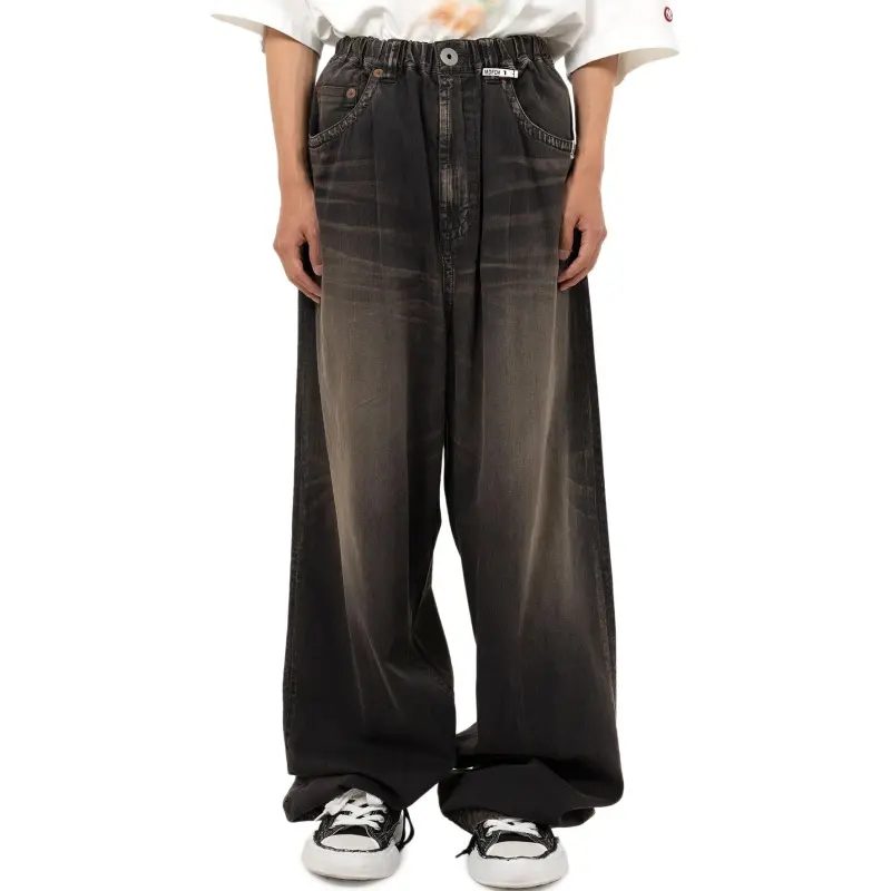 Maison Mihara Yasuhiro Washed Wide leg Jeans-2