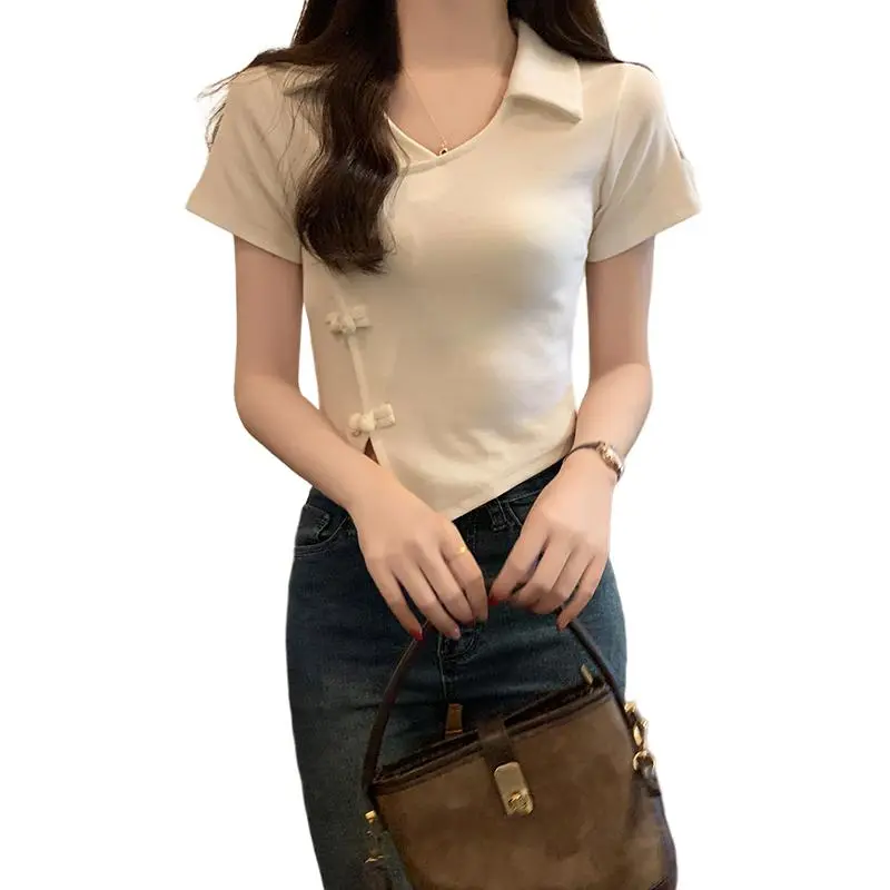 Mu Xiao Xin Set in Sleeve T Shirt Women's-3