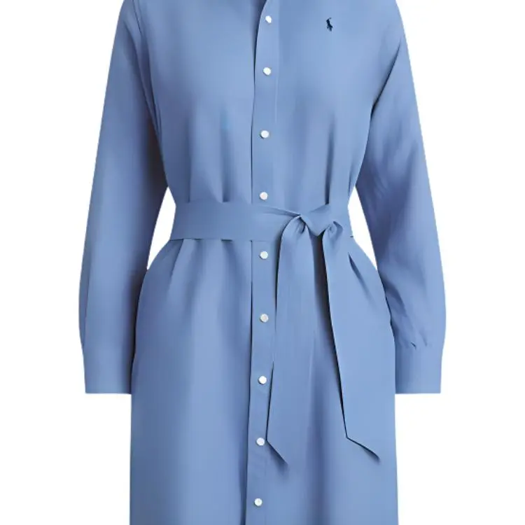 Polo Ralph Lauren Long Sleeved Dress Women's Blue-1