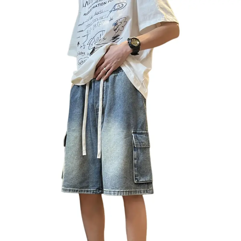 OPMO Denim Shorts Unisex-8