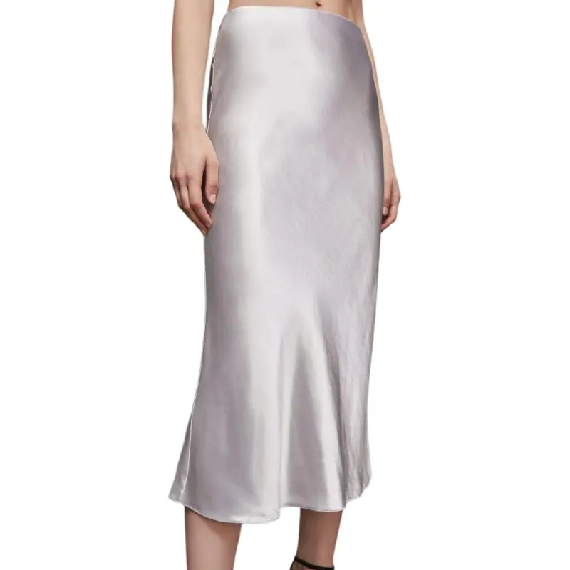 Patrizia Pepe Satined Midi Skirt-4
