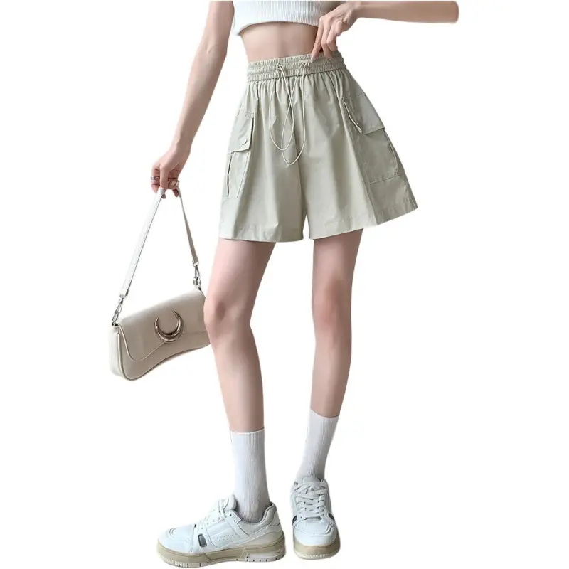 Mu Xiao Xin Cargo Shorts Women's-1