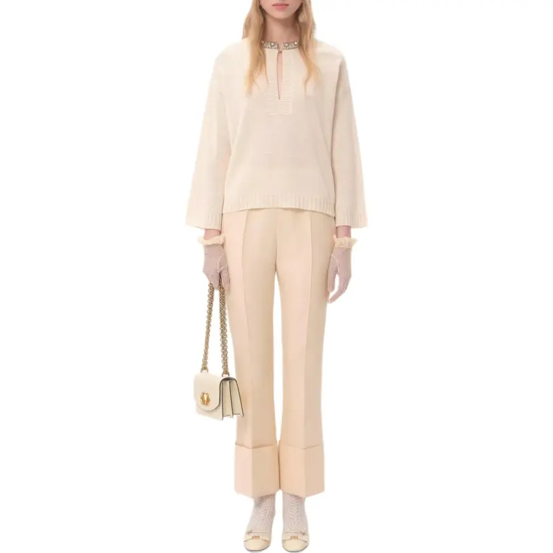 Valentino Embellished Long Sleeved Jumper-1