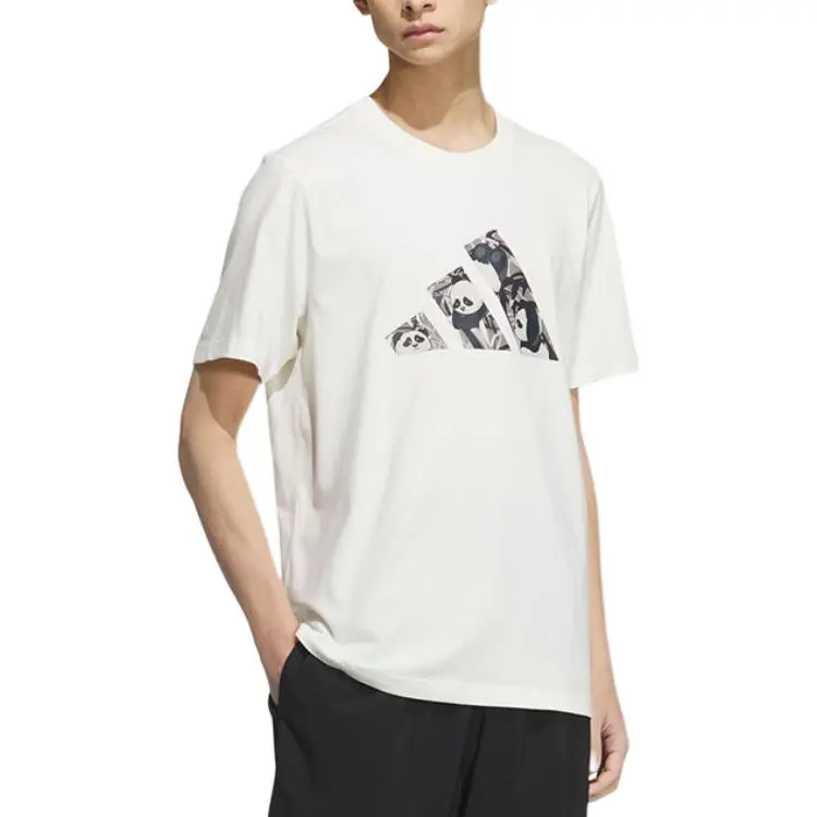 Adidas CAMO T Shirt Men's White-3