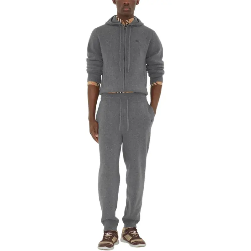 Burberry SS25 Knitted Sweatpants Men's Gray-1