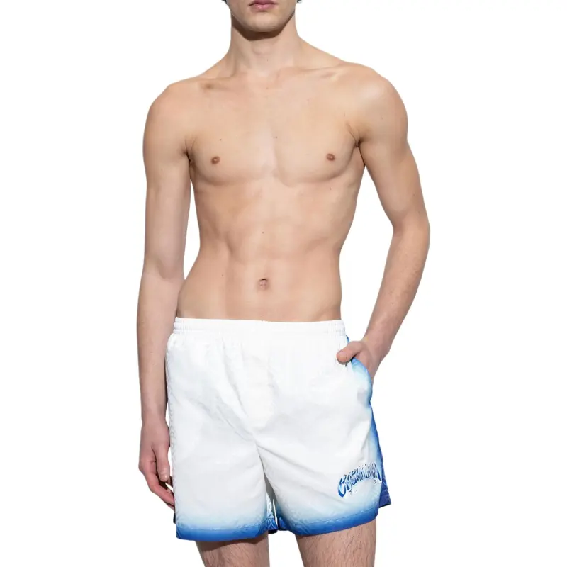 CASABLANCA Faded effect Swim Shorts-1