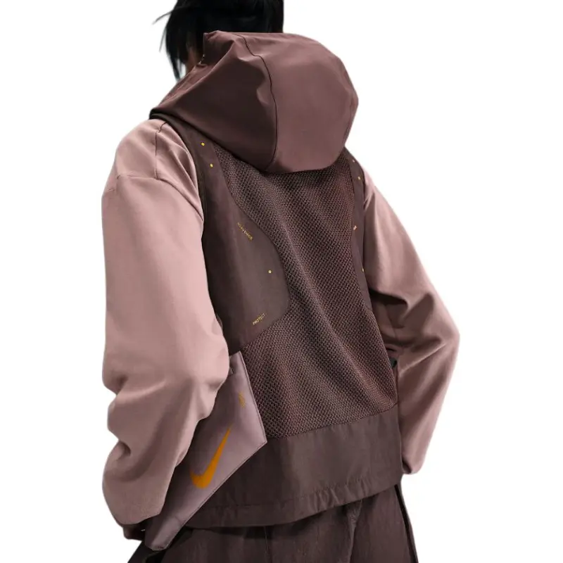 Nike ISPA Vest Unisex Earth Tone/Smokey Mauve Red/Imperial Color-4