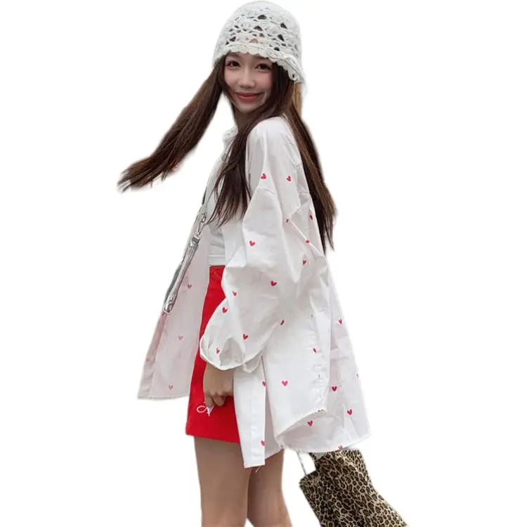 Mu Xiao Xin Shirts Women's White-2
