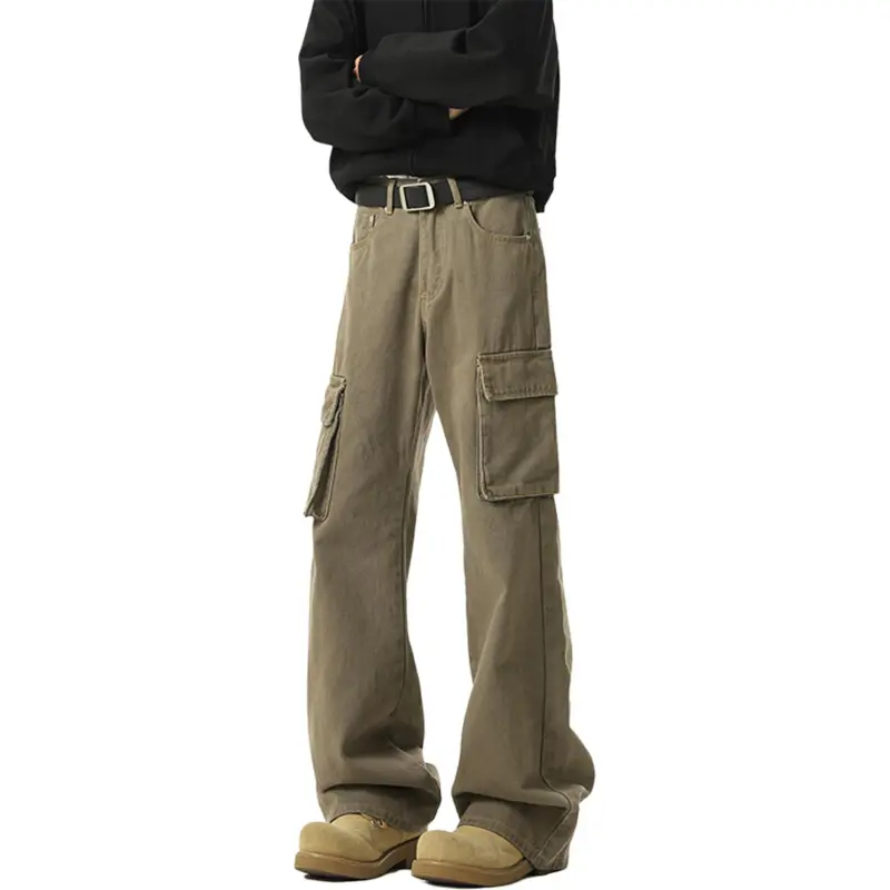 KSEK Jeans Unisex Khaki-4