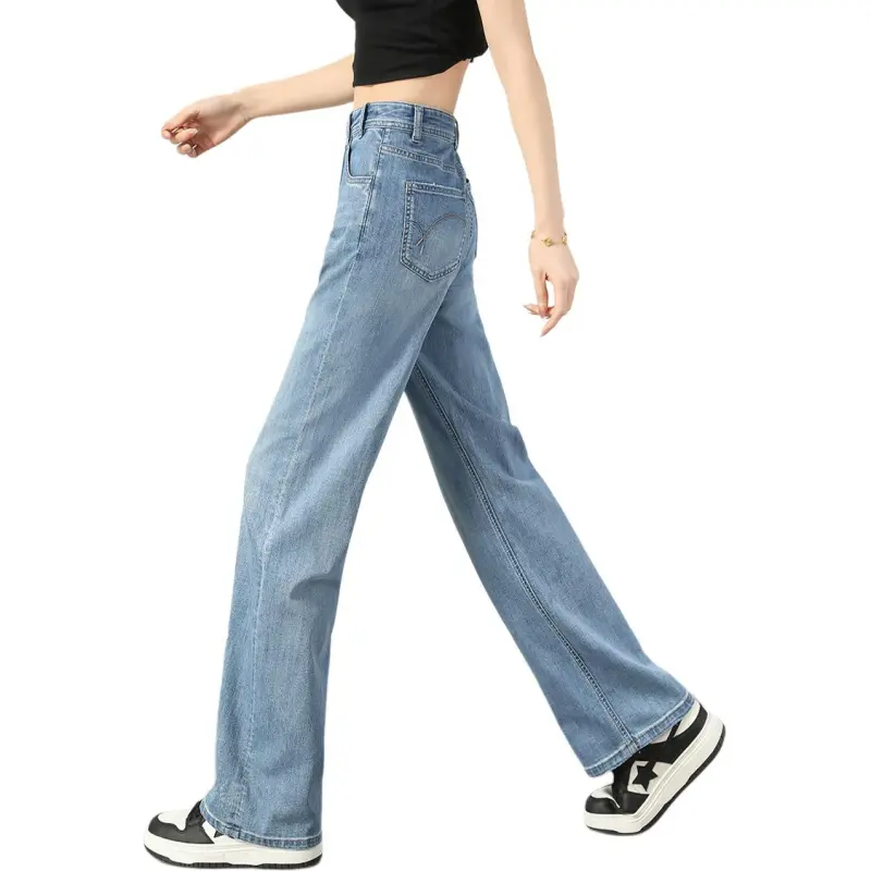 Weixi Jeans Women's Light Blue-1