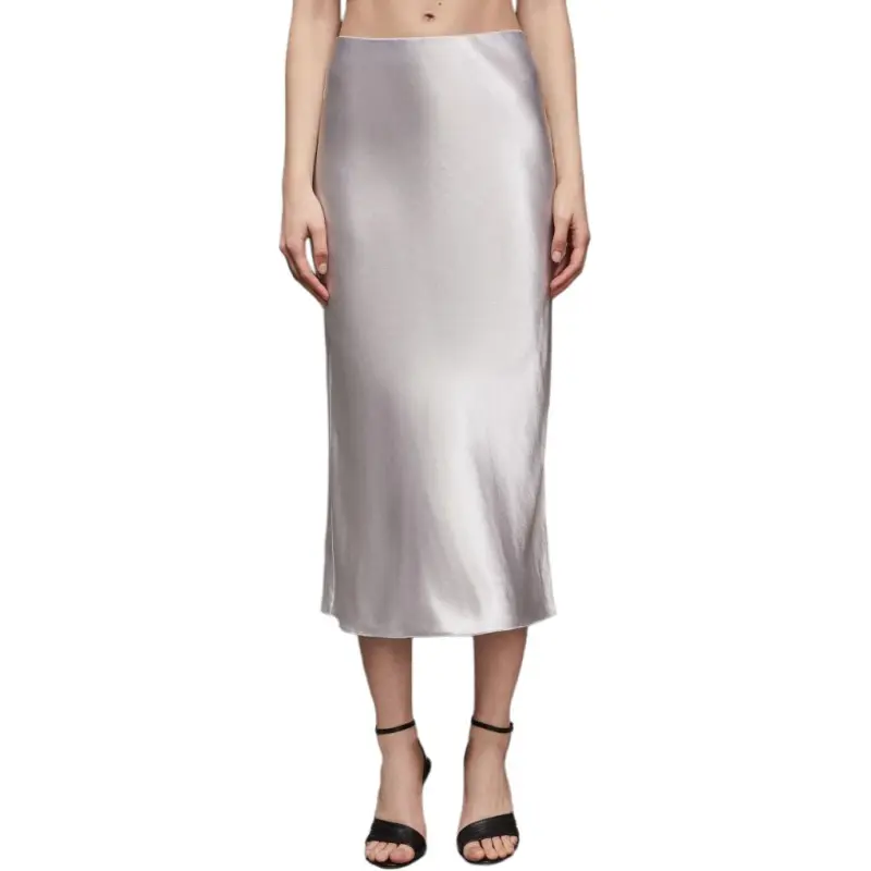 Patrizia Pepe Satined Midi Skirt-2