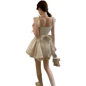 Mu Xiao Xin Slip Dress Women's Apricot