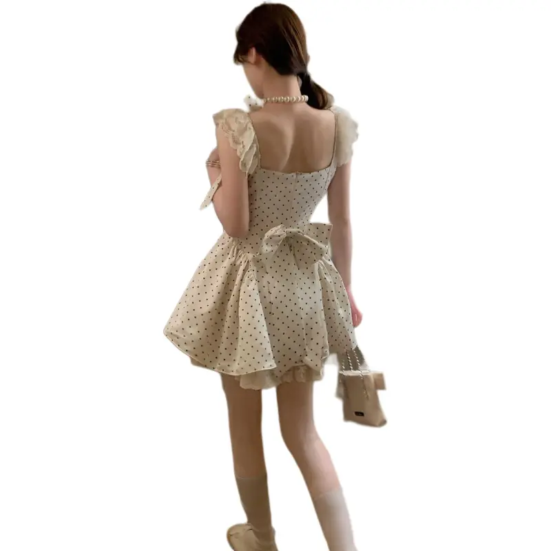 Mu Xiao Xin Slip Dress Women's Apricot-0
