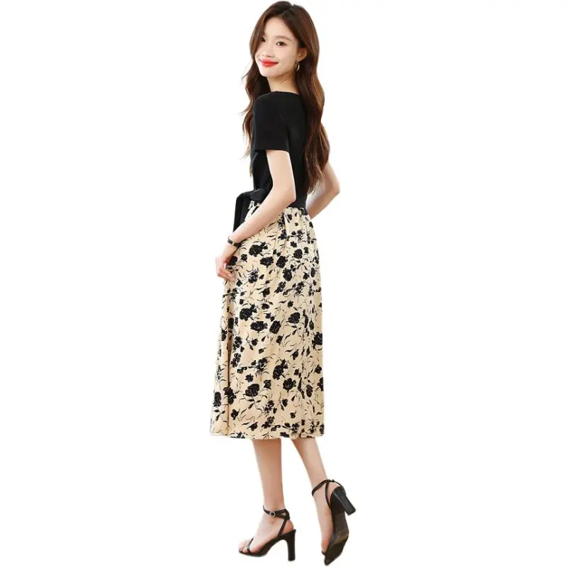 Mu Xiao Xin Short Sleeved Dress Women's-2